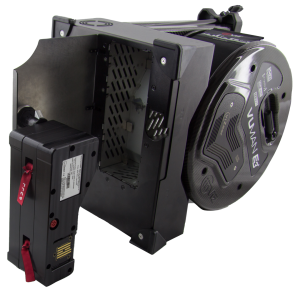 Installation de batterie pour le vidéoscope industriel VUMAN E3